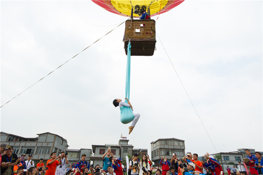 Airborne yoga