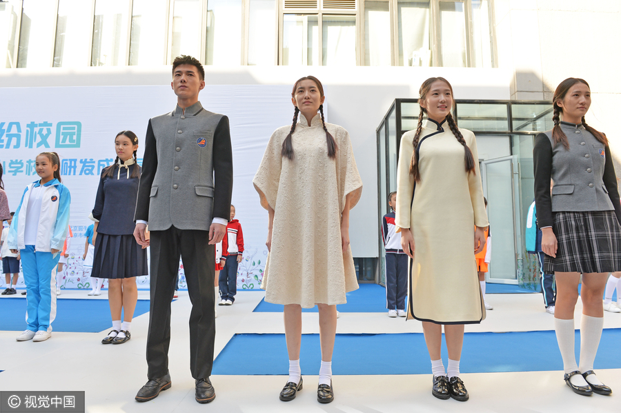 School uniforms get chic look