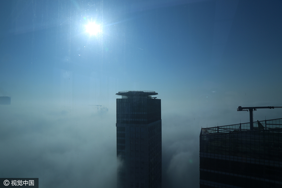 Haze, fog envelop cities, bring down visibility