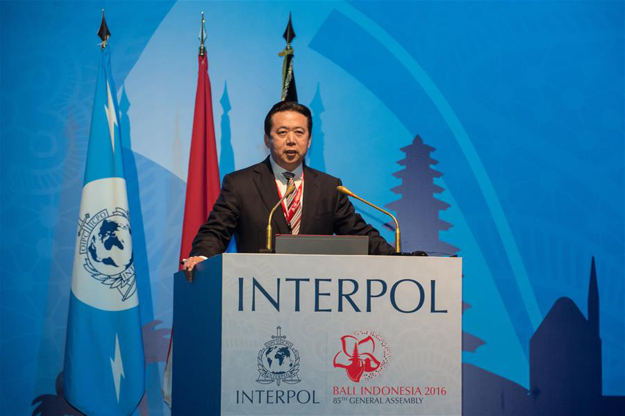 China's vice minister for Public Security elected as Interpol president