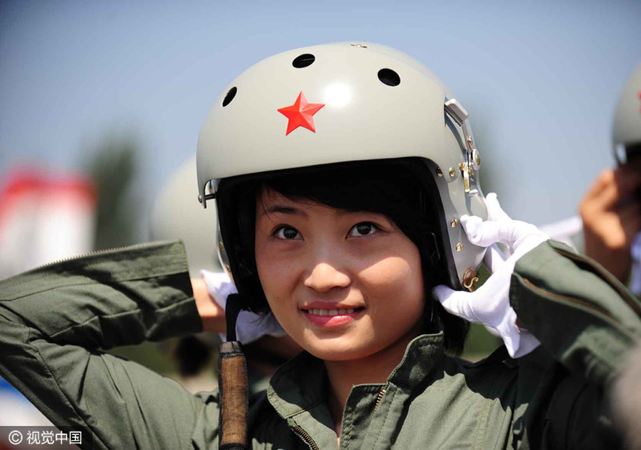 Woman fighter pilot inspired nation