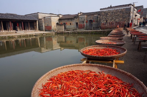 The interest goes both ways in an old Chinese village