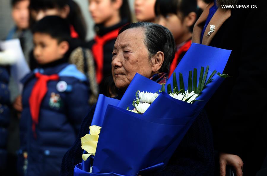 People mourn family members ahead of National Memorial Day for Nanjing Massacre Victims