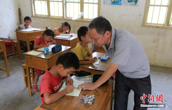 Teaching in mountain village for 38 years