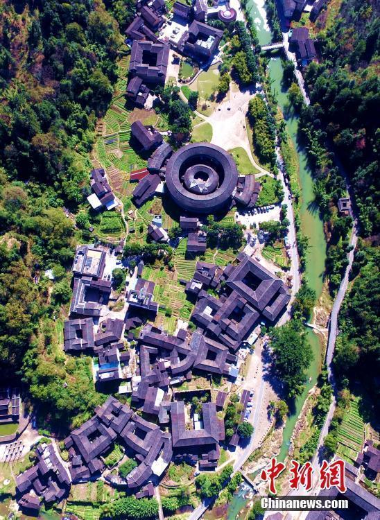 Magnificent view of Fujian Tulou in SE China