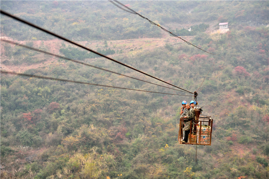 Cableway brings hope to orange farmers