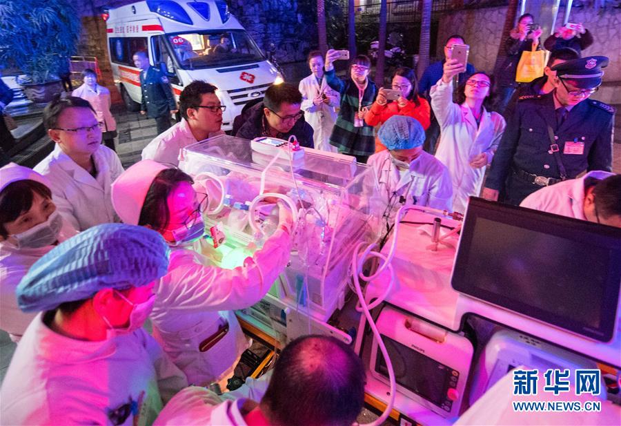 5 ambulances, 24 doctors, 60 staff members transfer 22 newborn babies to new branch