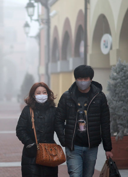 Smog leaves tourists stranded on ship