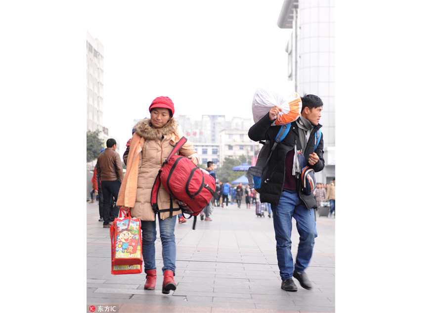 On the way home: Spring Festival travel rush to begin