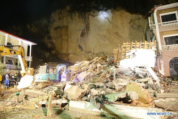 Twelve feared dead in central China landslide