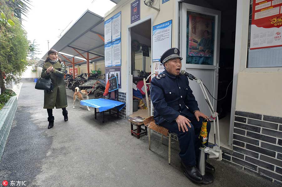 One security guard dedicates 19 years to his work