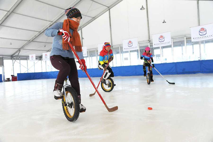 Ditching ice skates for wheels on the hockey rink