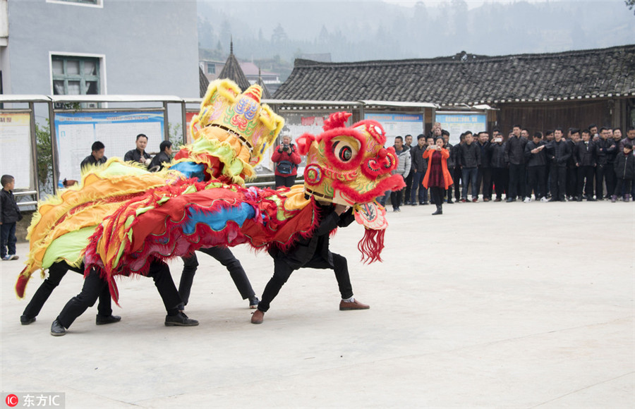 Dong people celebrate Lunar New Year