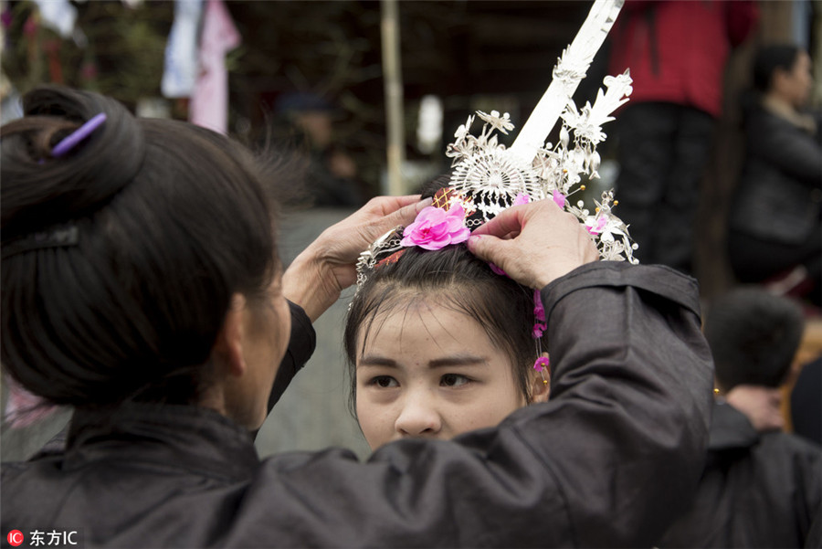 Dong people celebrate Lunar New Year