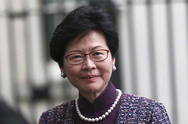 Local business chamber praises Carrie Lam