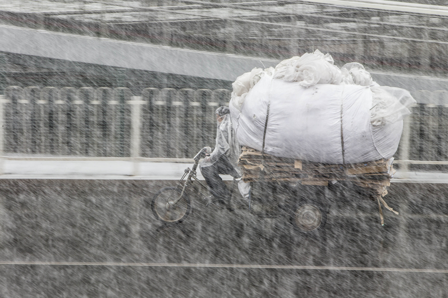 Beijing welcomes first snow in Year of the Rooster