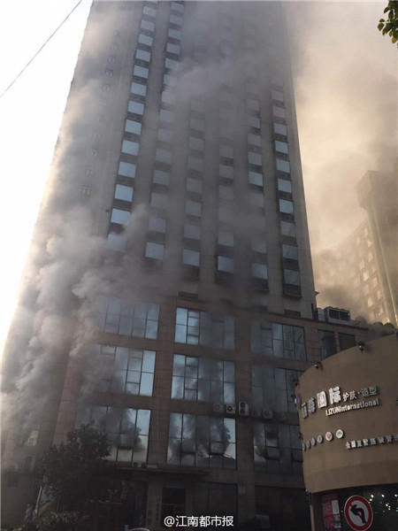 Two died in East China hotel fire