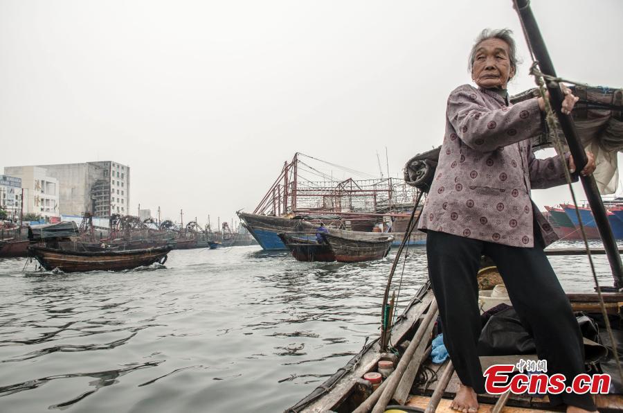 80-year-old woman stays active rowing boat for 30 years