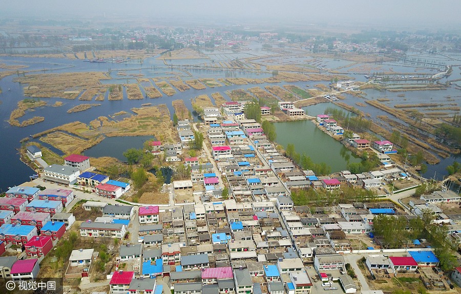 View from the top: Xiongan New Area