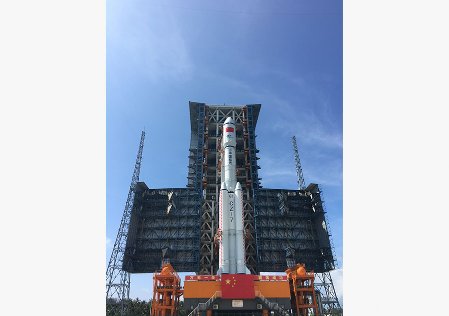 Tianzhou 1 cargo spacecraft moved to Wenchang launch site