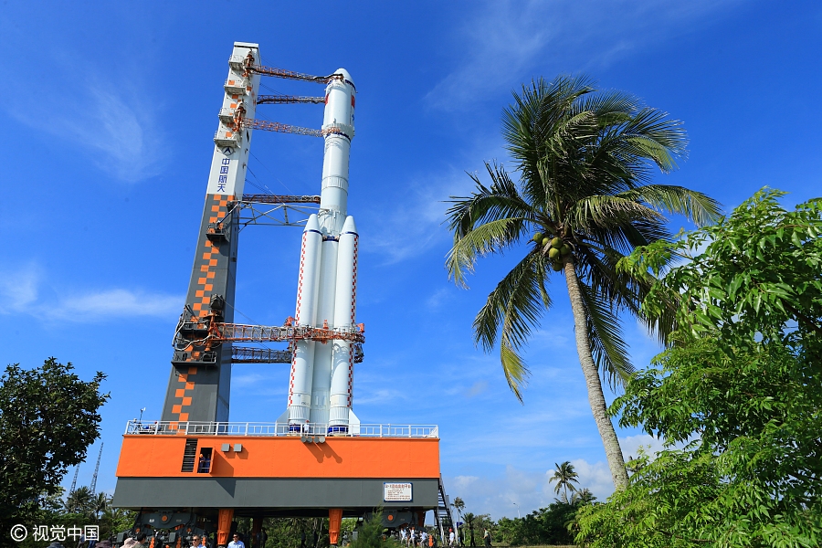 Tianzhou 1 cargo spacecraft moved to Wenchang launch site