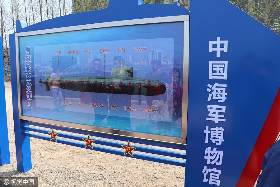 Nuclear submarine opens its doors to public in Qingdao