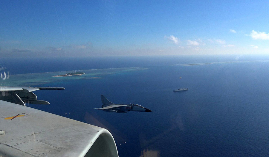 'Hawks of Thunder': PLA South China Sea Fleet conduct advanced flight training