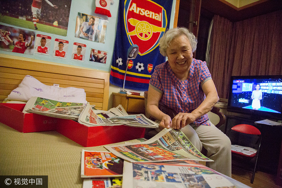 Chinese granny gooner makes a name online