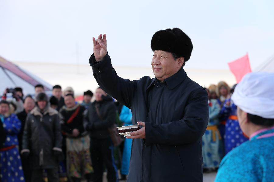 President Xi pays visit to Inner Mongolia