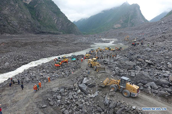 China releases ID of people missing in landslide