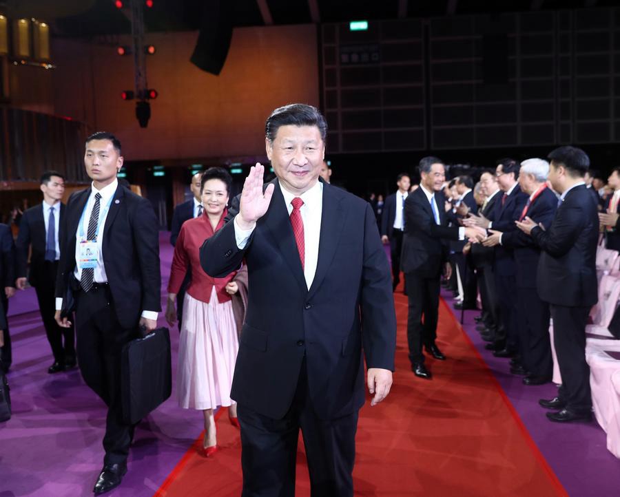 Xi's moments in Hong Kong