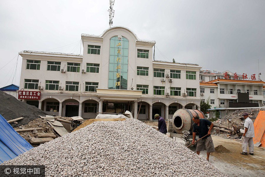 Four-story building moved 10 meters for railway line