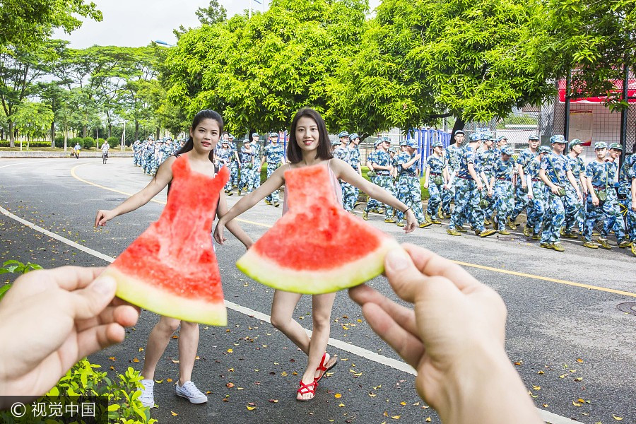 Summer fun: Is it watermelon or dress?