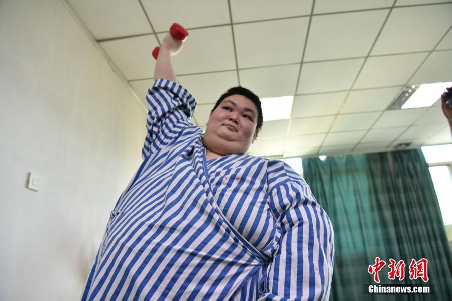 China's heaviest man in hospital weight loss victory