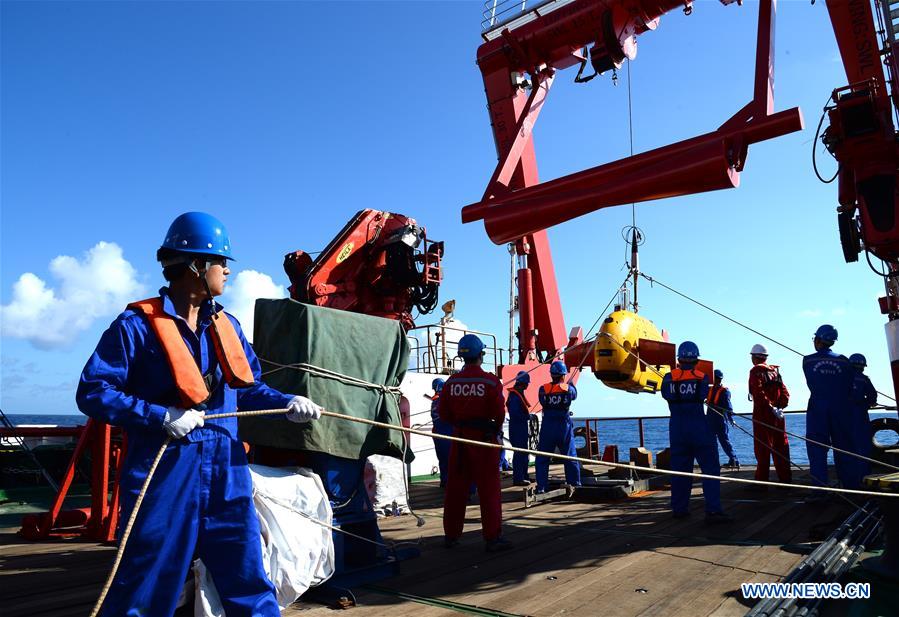 Underwater robot tested in S. China Sea