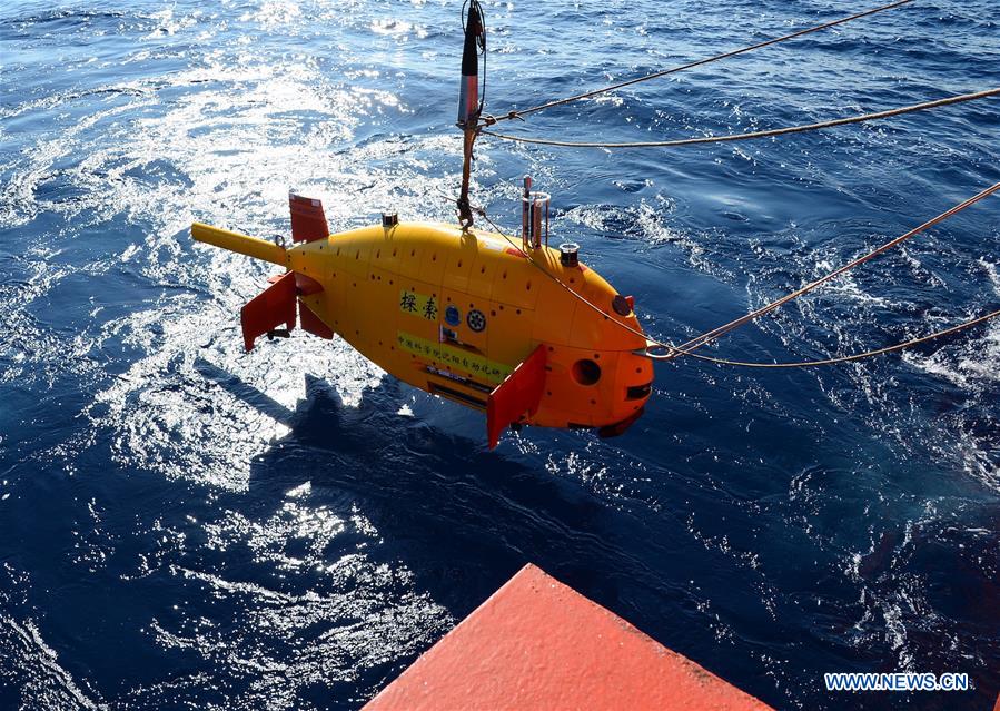 Underwater robot tested in S. China Sea