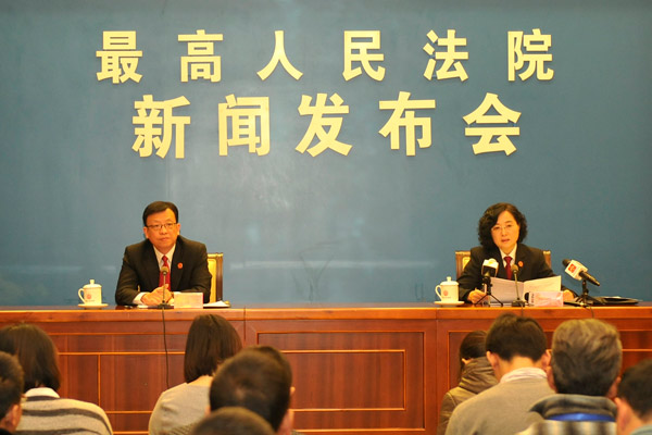 Key changes to China's judicial system since 2012