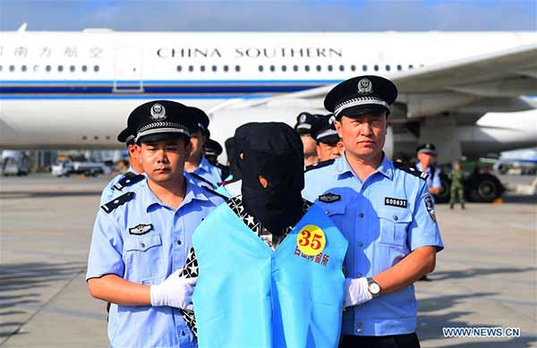 77 telecom fraud suspects returned to China from Fiji