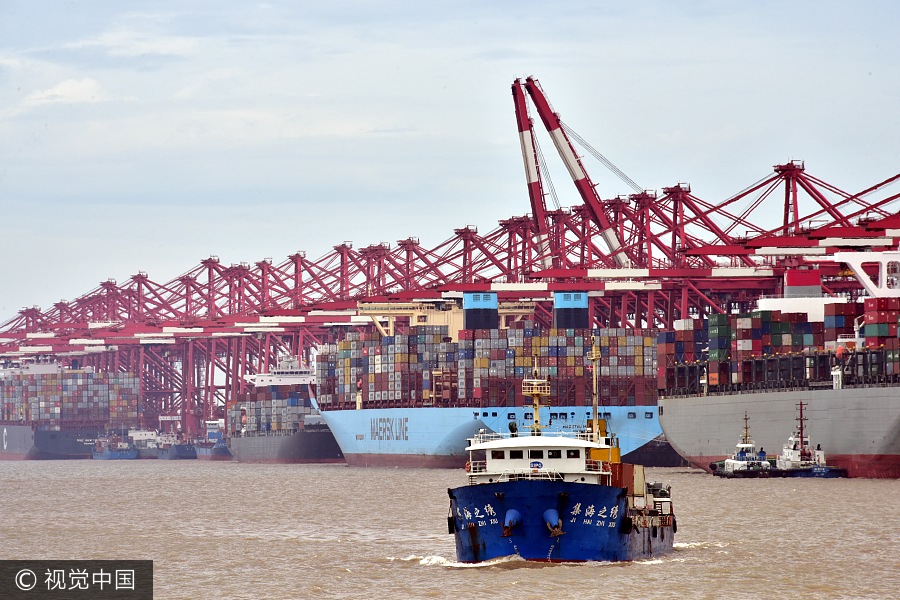 World's largest automated port nears completion in Shanghai