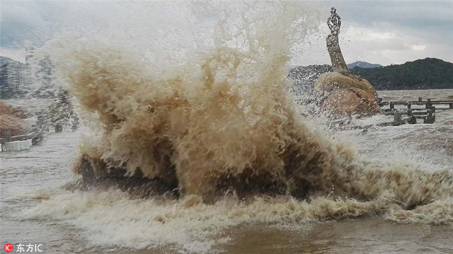 Typhoon Hato makes landfall in south China