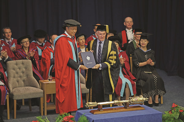 Ambassador receives honorary degree