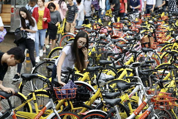 Beijing draws line on shared bicycles