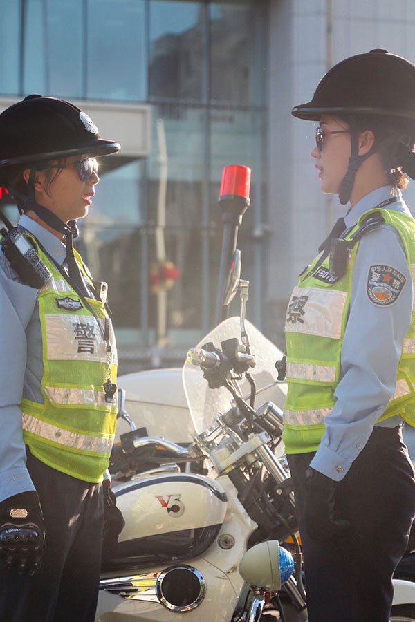 Right direction: Female officers on the beat