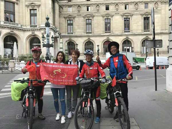 Wuhan cyclist, 68, rides across Europe in 100 days