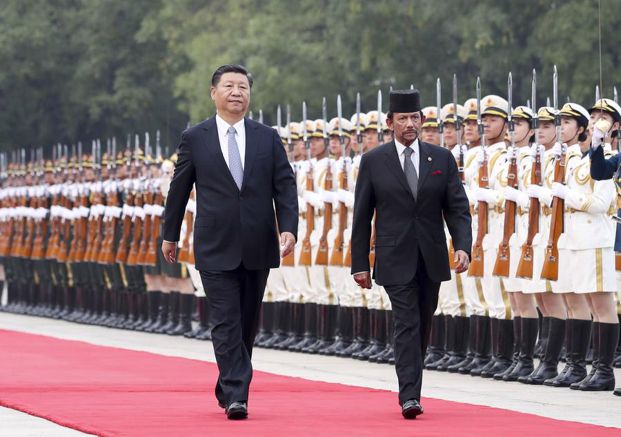 China, Brunei to boost ties
