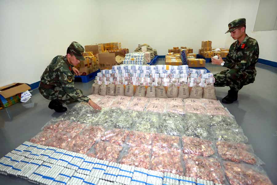Shenzhen police seize huge haul of foreign money