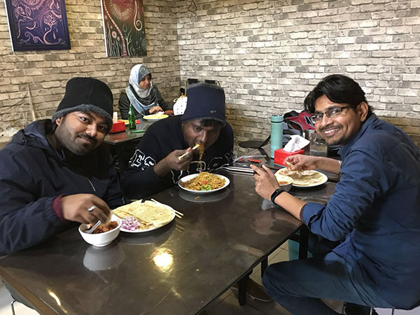 Chinese man serves feeling of home, friendship in Indian restuarant