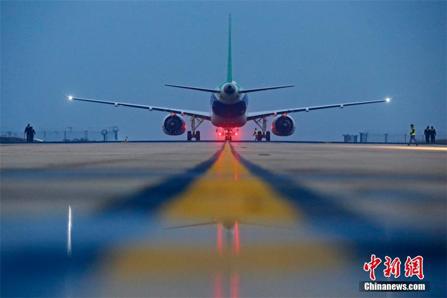 C919 jetliner undergoes final testing in Shanghai