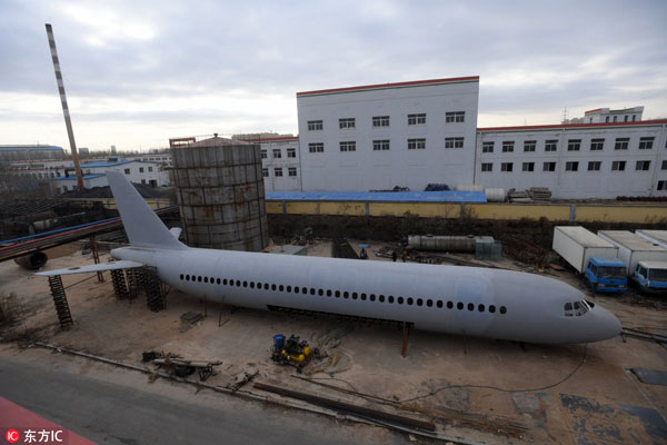 Amateurs spend $120,000 making 'Airbus 320' frame