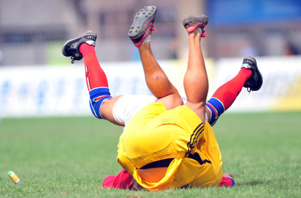 Firework-snatching game at the 9th National Ethnic Games